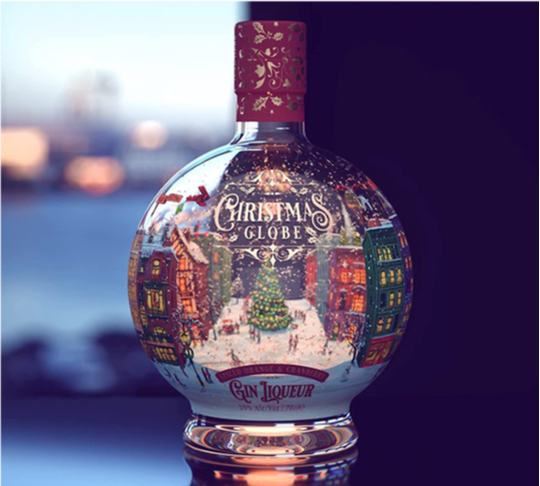 Christmas Gin Snow Globe