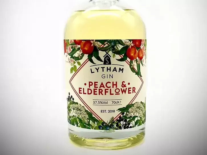 Lytham Gin - Peach & Elderflower