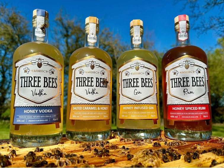 Three Bees Gin Range