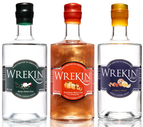 Wrekin Spirit Gin and Liqueurs